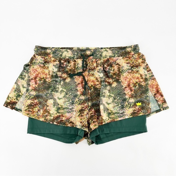 SHEFIT Womens Multicolor Animal Print Elastic Waist Athletic Shorts Size Luxe - Picture 1 of 5